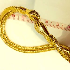 Golden hands belt or necklace